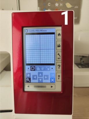 Allumer la brodeuse 830L
