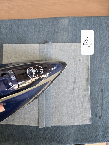 Couture cornet étape 4