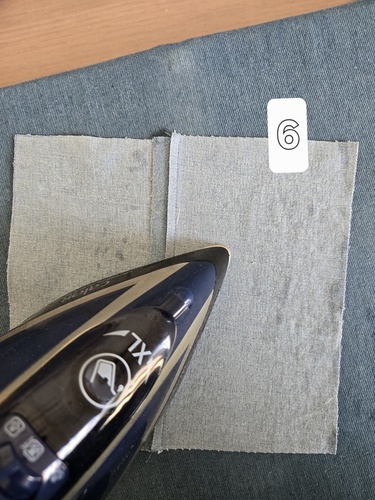 Couture cornet étape 6