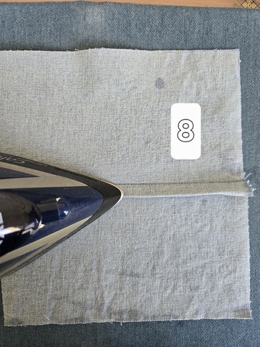 Couture cornet étape 8