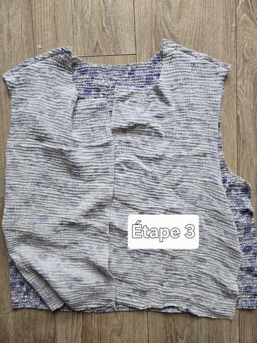 Assemblage doublure du gilet