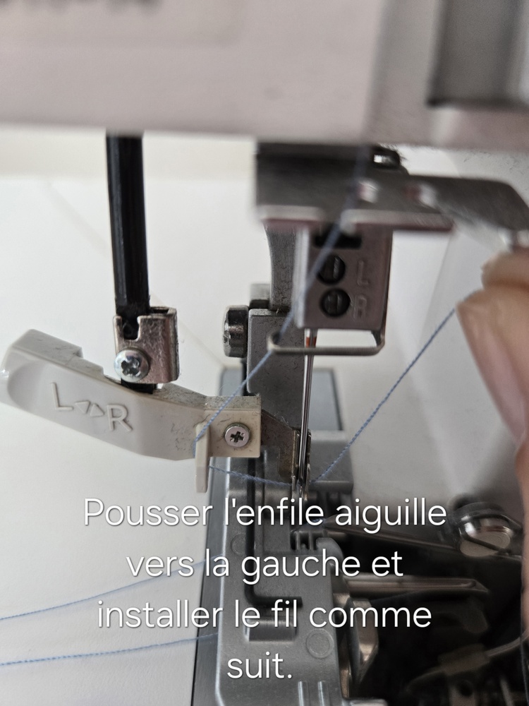 Enfiler surjeteuse Elna 864 air - étape 12