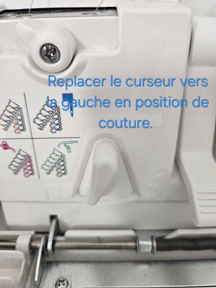 Enfiler surjeteuse Elna 864 air - étape 14
