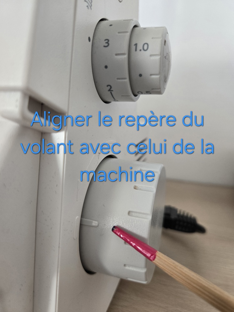Enfiler surjeteuse Elna 864 air - étape 3