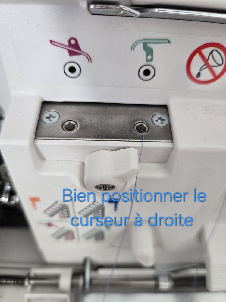 Enfiler surjeteuse Elna 864 air - étape 5