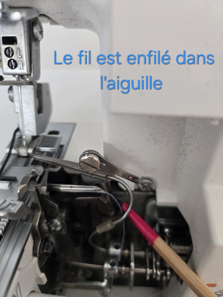 Enfiler surjeteuse Elna 864 air - étape 7