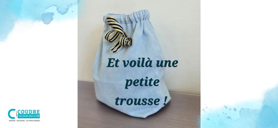 Tuto pochon avec lien coulissant
